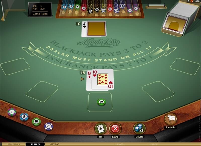 microgaming atlantic blackjack