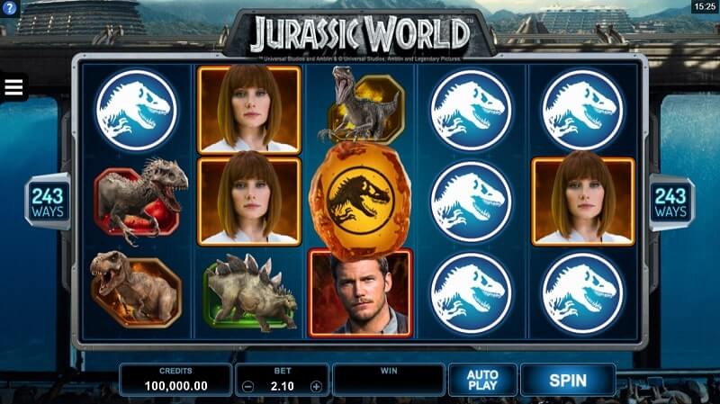 microgaming jurassic world