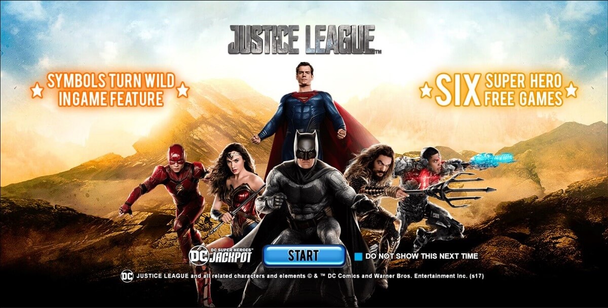 justice league slot game playtech